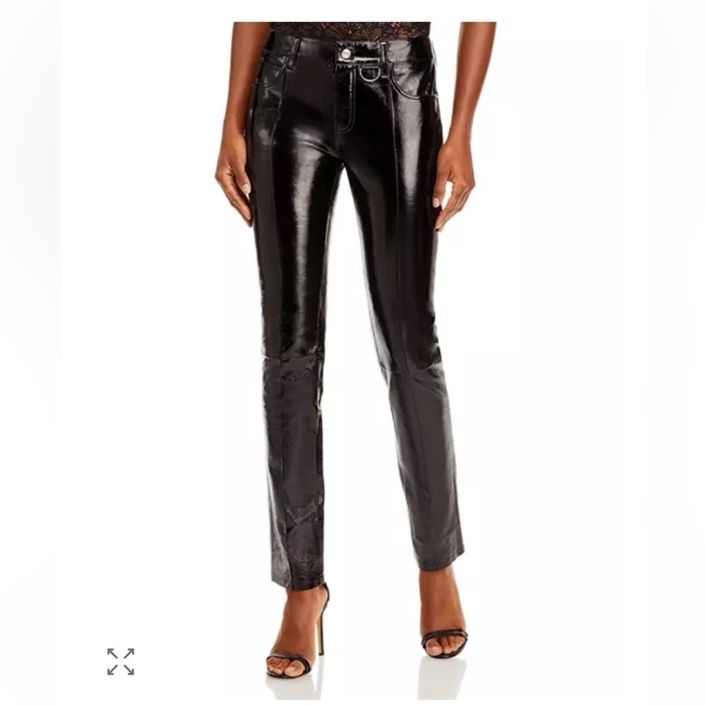 Zadig & Voltaire Peko Lambskin Leather Pants – Black – Size 36 – NWT